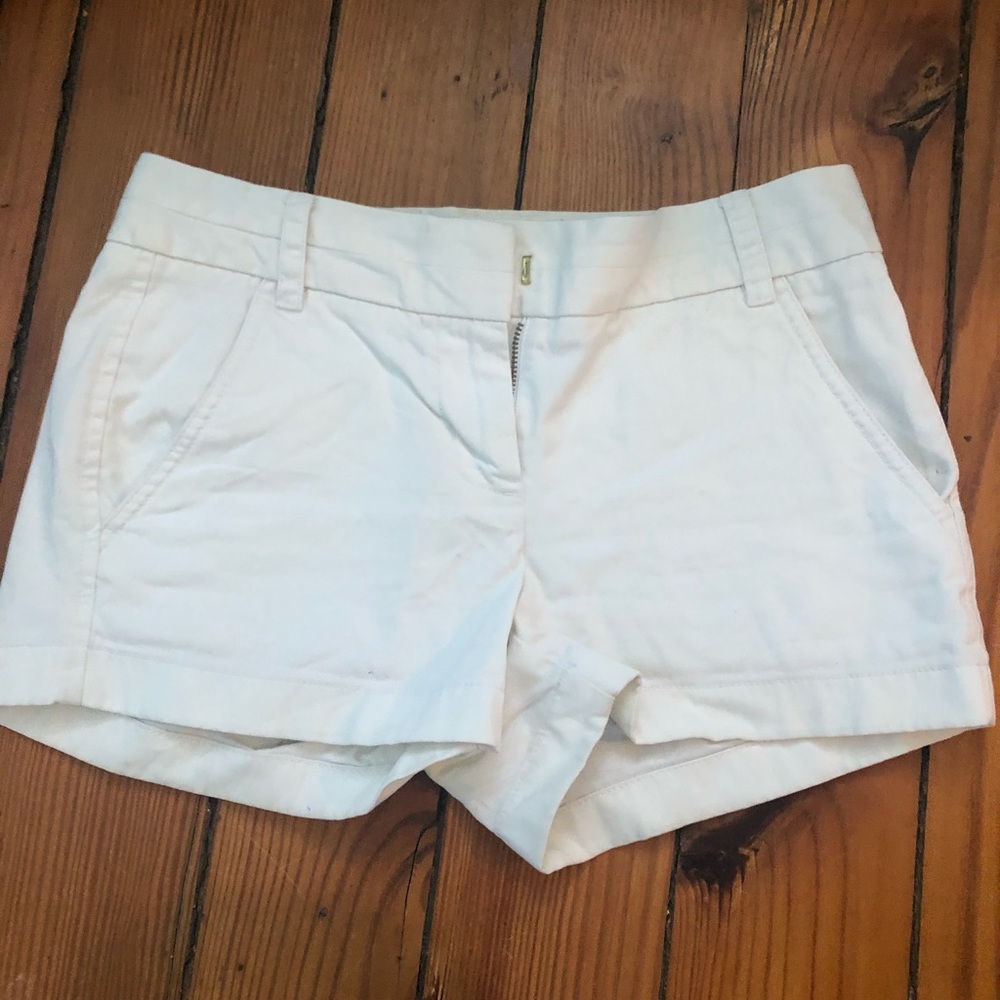 J Crew White Shorts